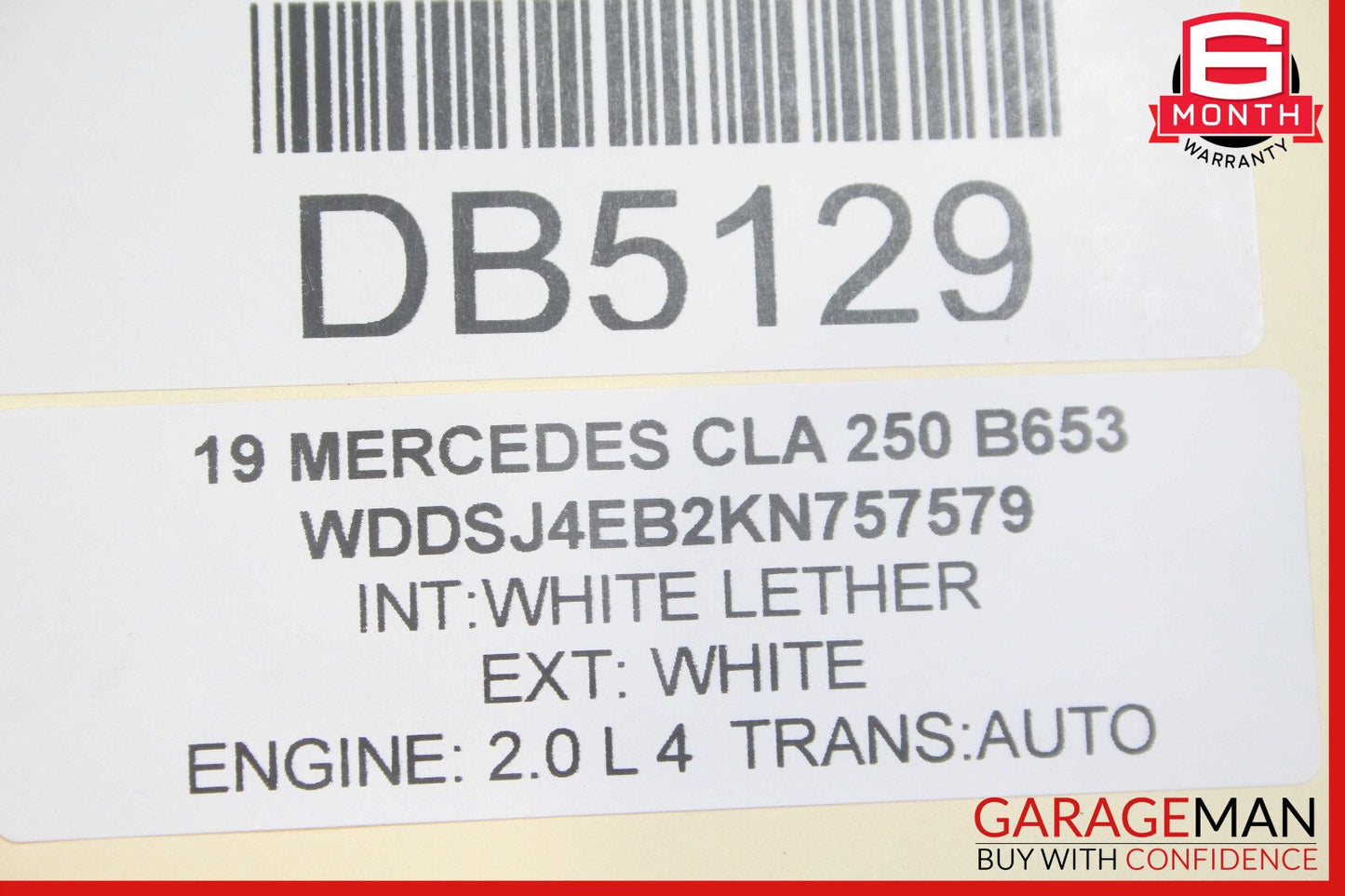 14-20 Mercedes W117 CLA250 Front Bumper Reinforcement Impact Crash Bracket Rebar