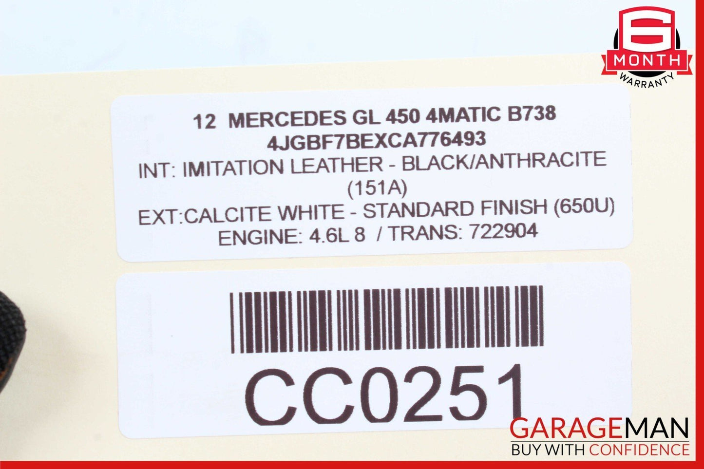 06-13 Mercedes X164 GL450 GL550 R350 Gas Throttle Accelerator Pedal Sensor Assy