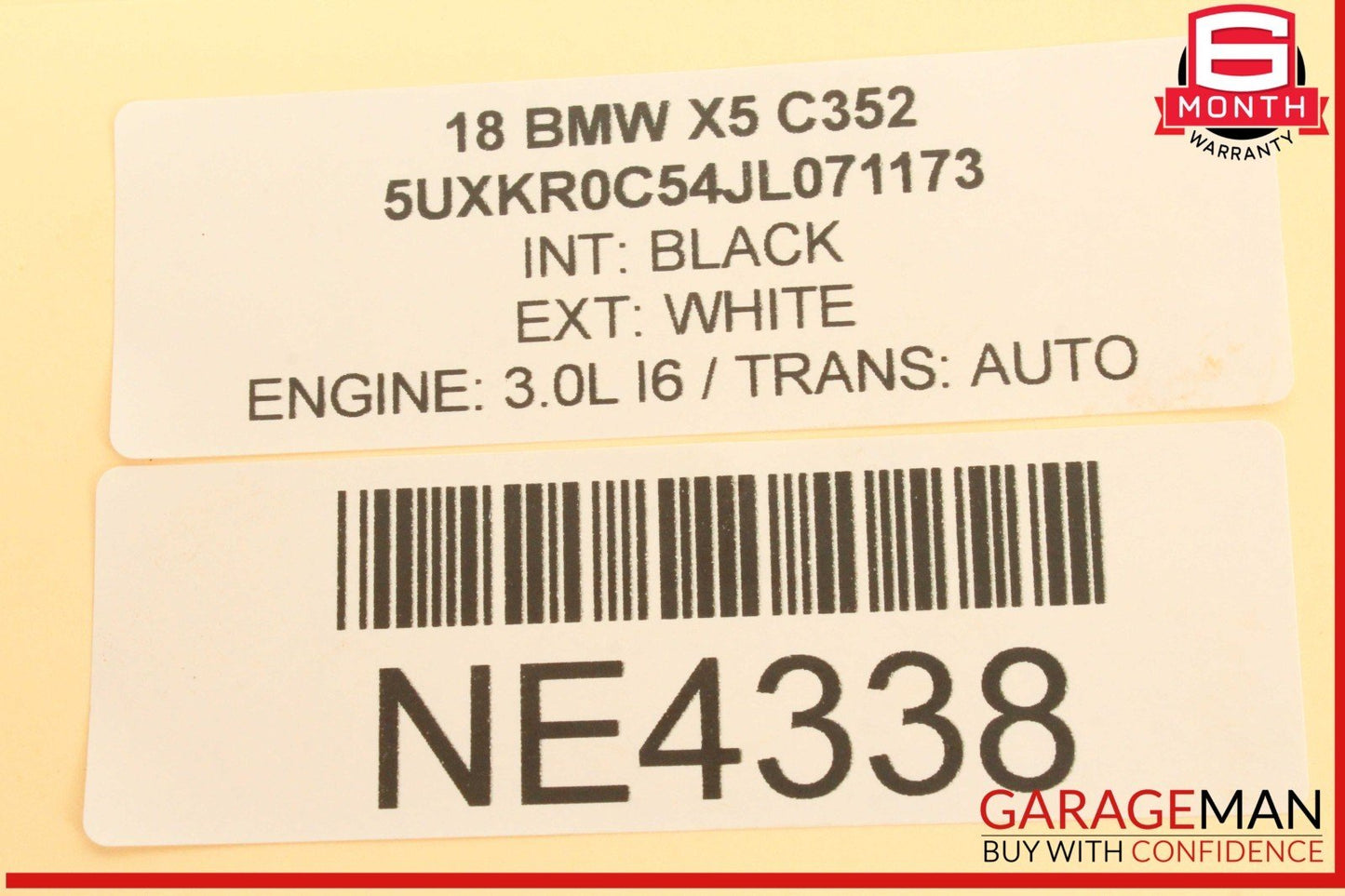 14-18 BMW X5 F15 X6 Engine Motor Piston w/ Connecting Rod 7846593 OEM