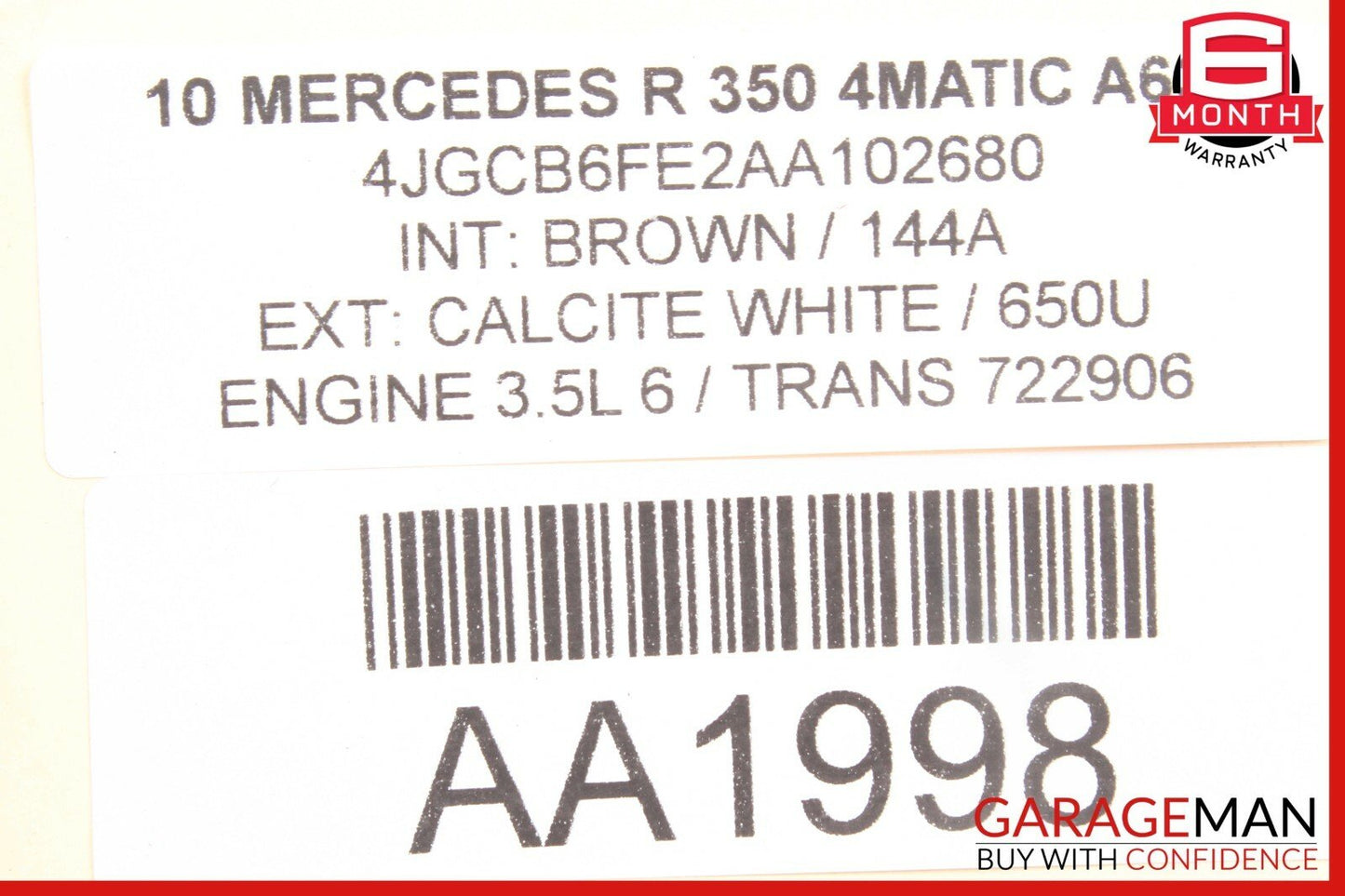 06-13 Mercedes W251 R350 GL450 ML350 Panoramic Sunroof Sun Roof Motor 1648201442