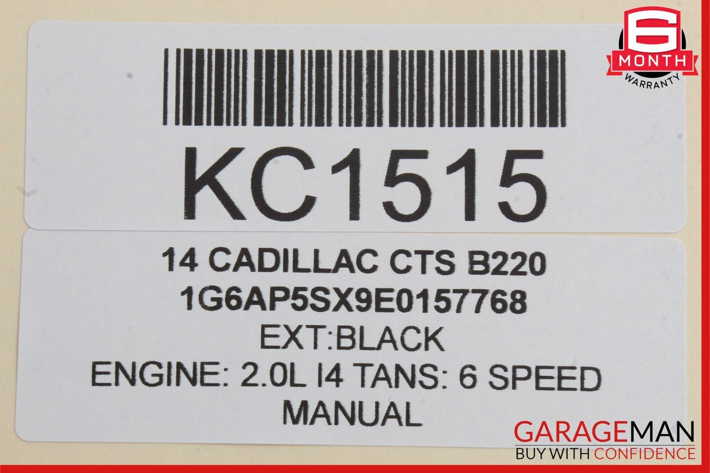 14-19 Cadillac CTS Rear Left Driver Side Seat Belt Retractor 22988554 OEM Gray