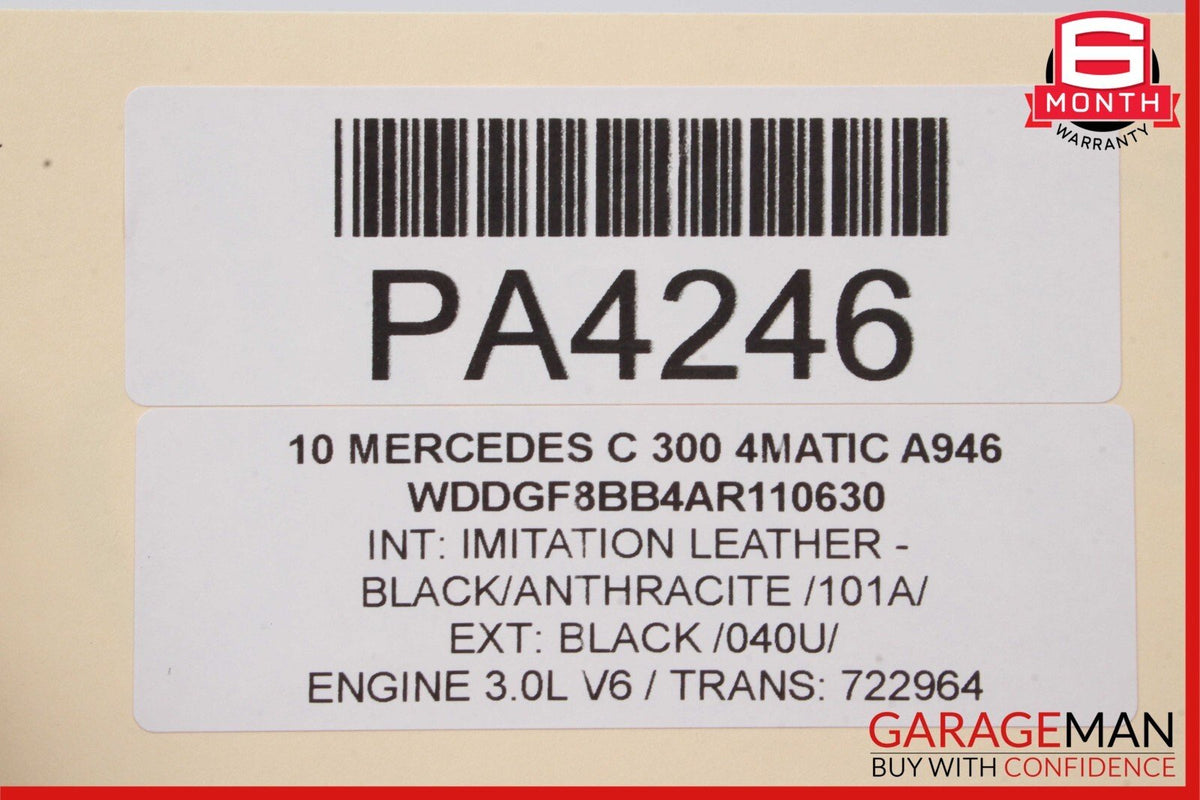 06-11 Mercedes W204 C300 SLK280 Engine Motor Assembly 3.0L M272 RWD 168K OEM