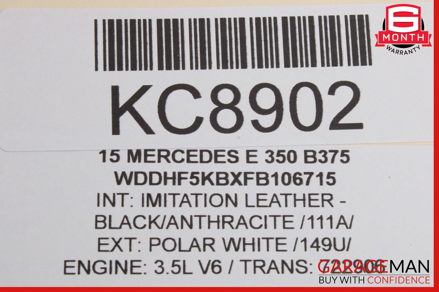 12-16 Mercedes W212 E350 E550 Sedan Rear Left Door Lock Latch Actuator OEM