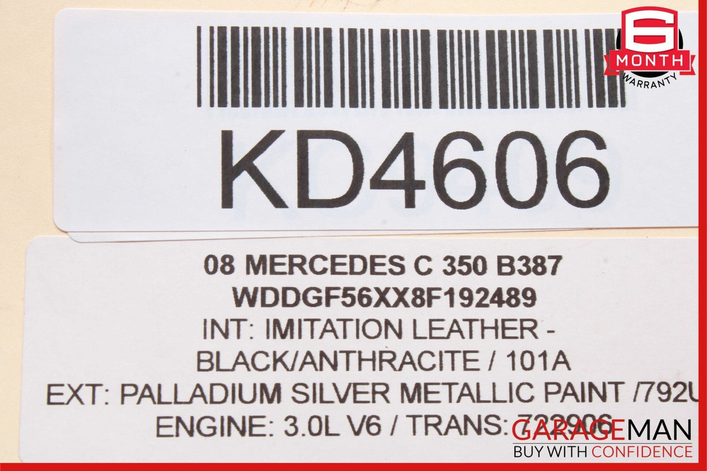 08-16 Mercedes W204 C350 C250 C300 Front Left Door Window Regulator Motor OEM
