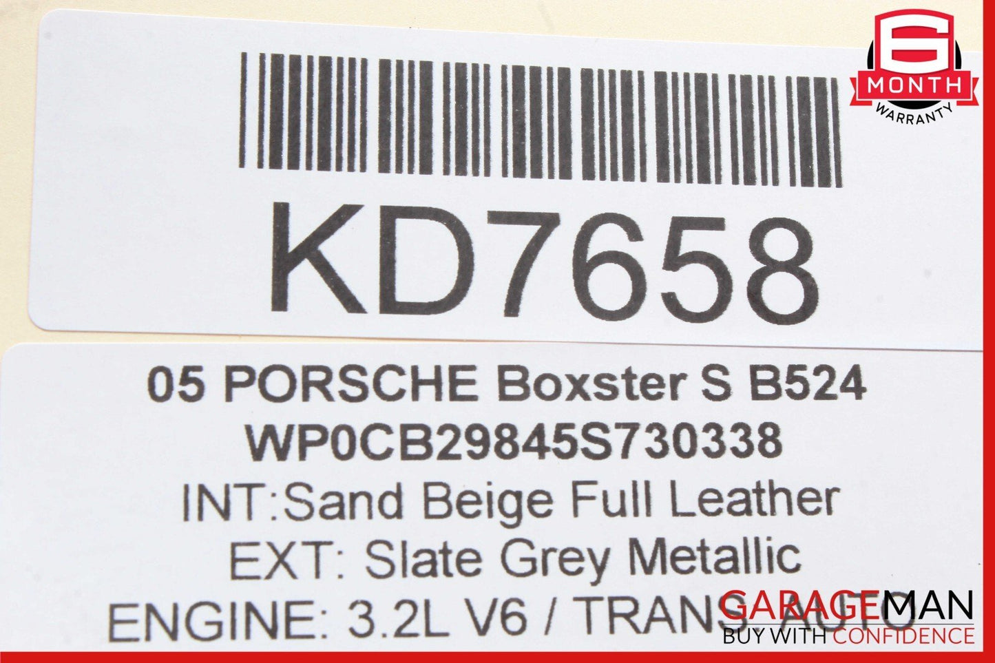97-12 Porsche Boxster S 987 Cayman Carrera Front Suspension Lower Control Arm