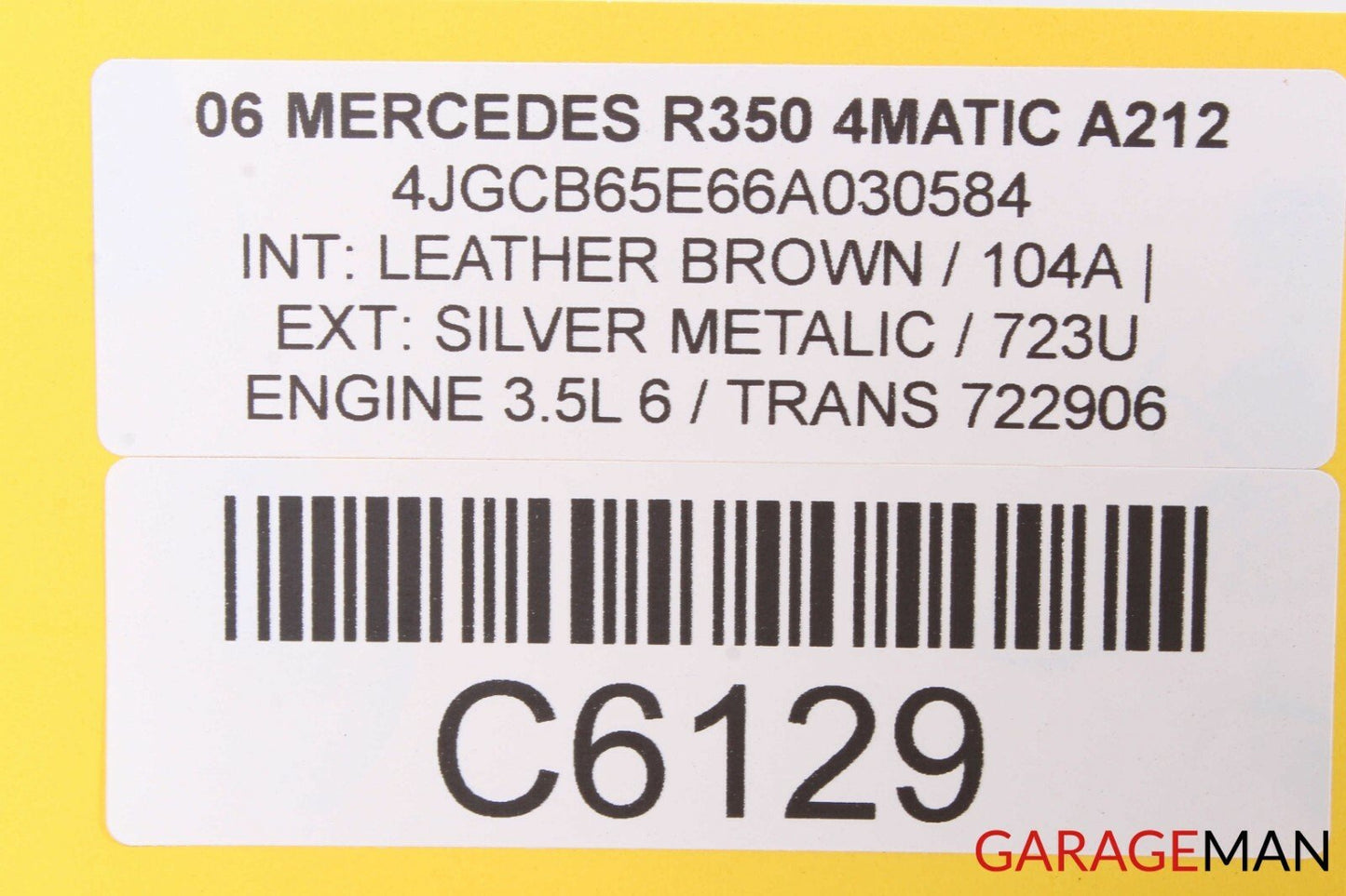 06-12 MERCEDES W251 R350 R500 REAR LEFT SIDE WHEEL LOWER SUSPENSION CONTROL ARM