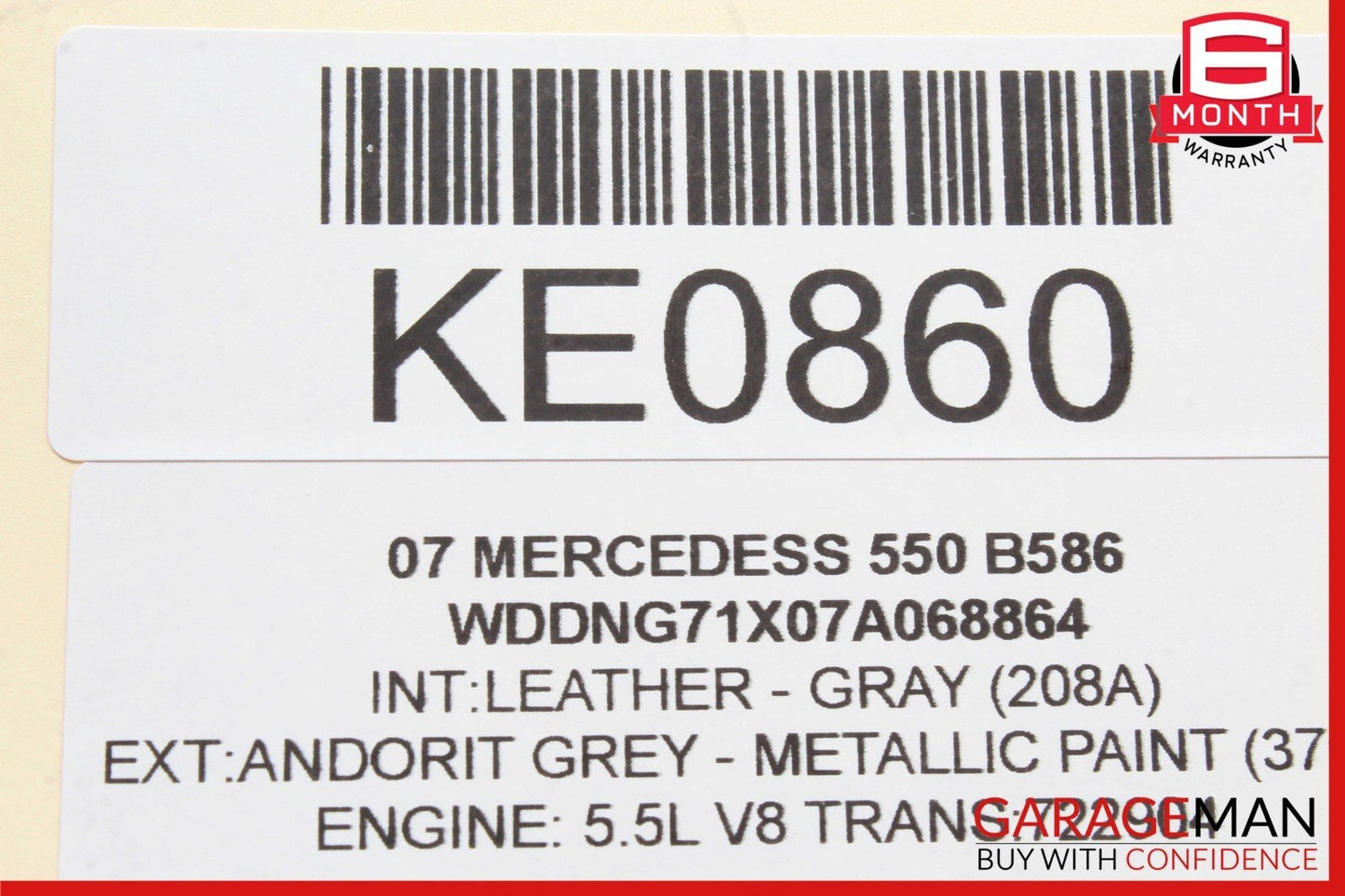 07-14 Mercedes W221 S550 S63 CL550 CL600 Rear Trunk Lid Latch Lock Actuator OEM