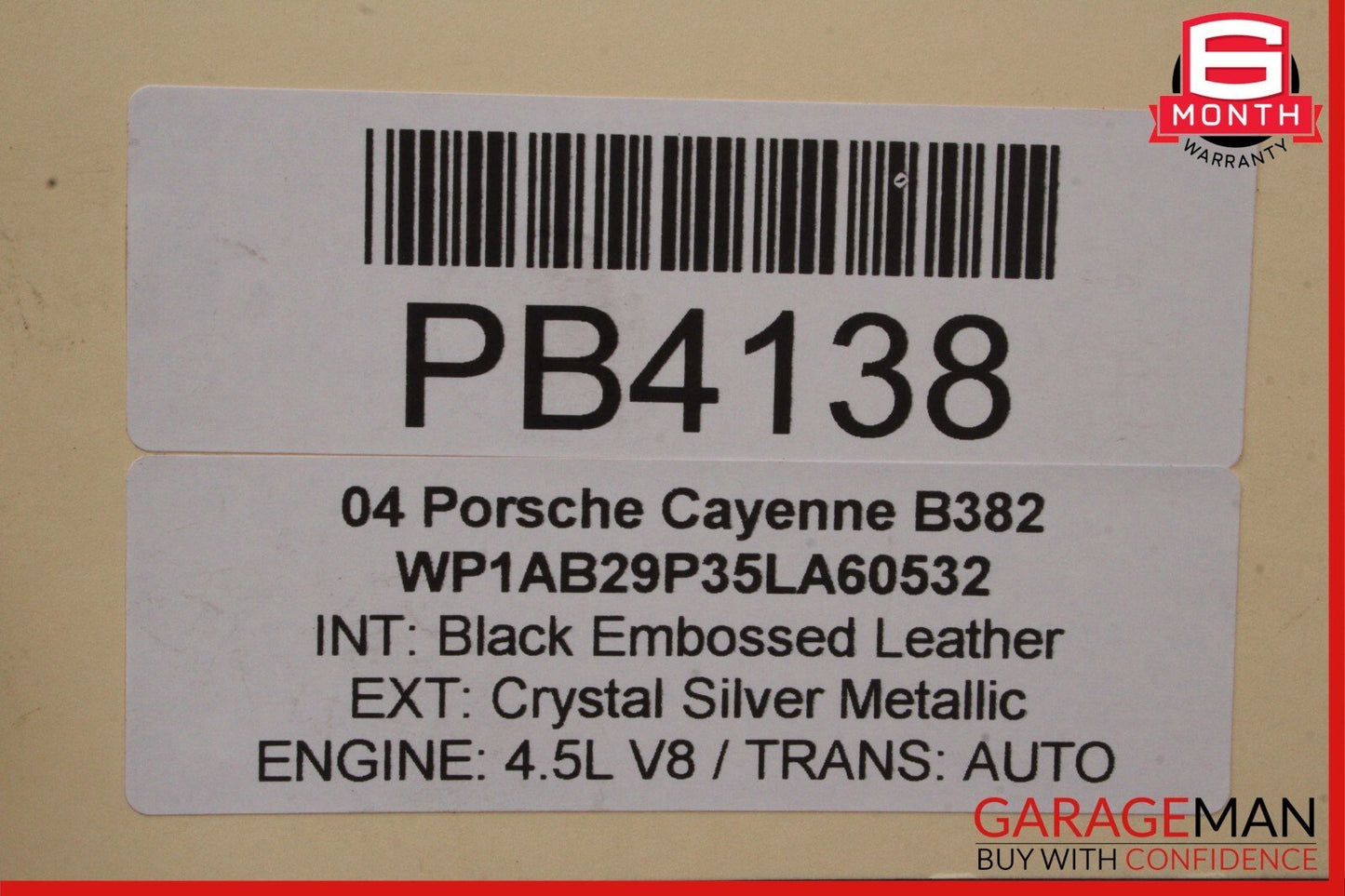 03-06 Porsche Cayenne 955 Engine Motor Cooling Radiator AC A/C Condenser Assy
