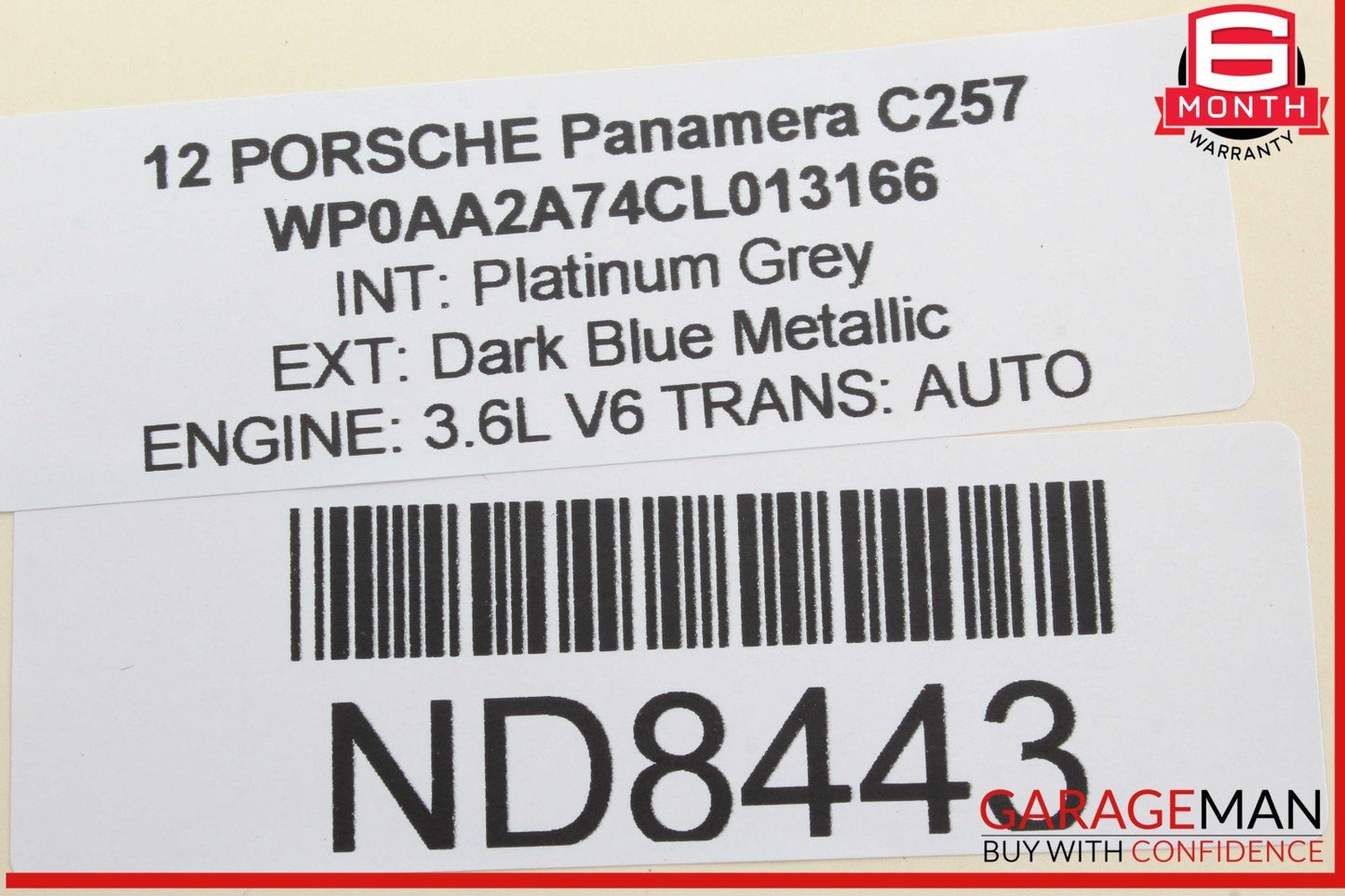 10-16 Porsche Panamera 970 Front Left Driver Side Door Control Module OEM