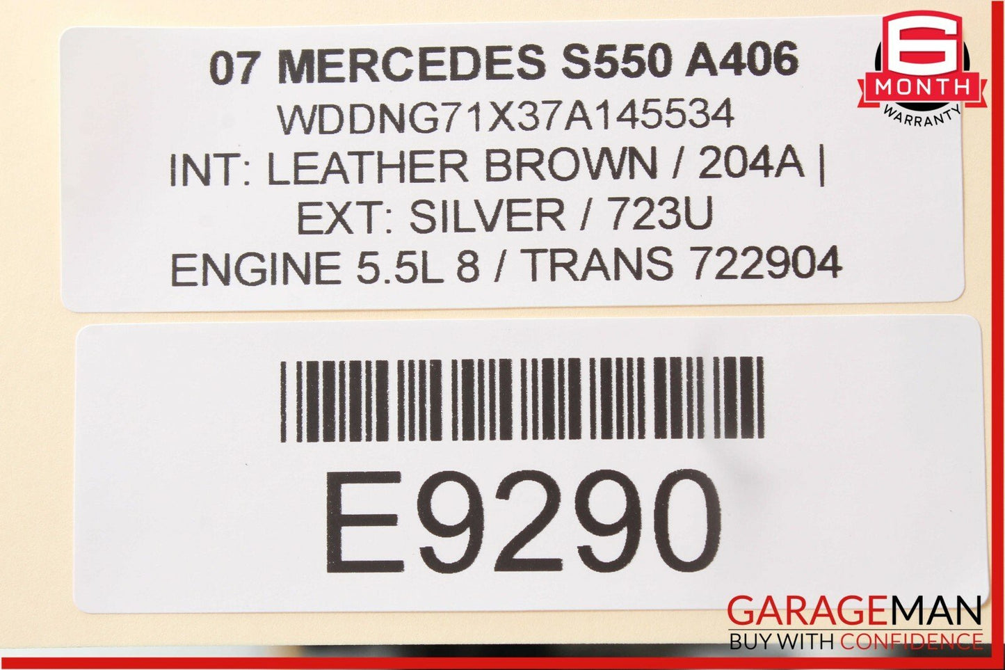 07-13 Mercedes W221 S550 S600 S400 Front Left Driver Under Seat Control Unit OEM