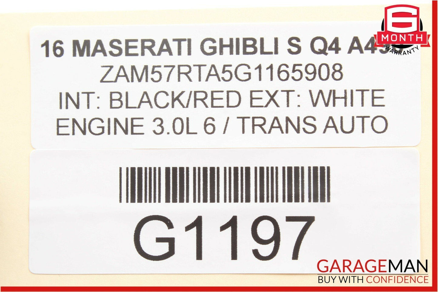 14-17 Maserati Ghibli Dash Ignition Switch Button Engine Start Stop
