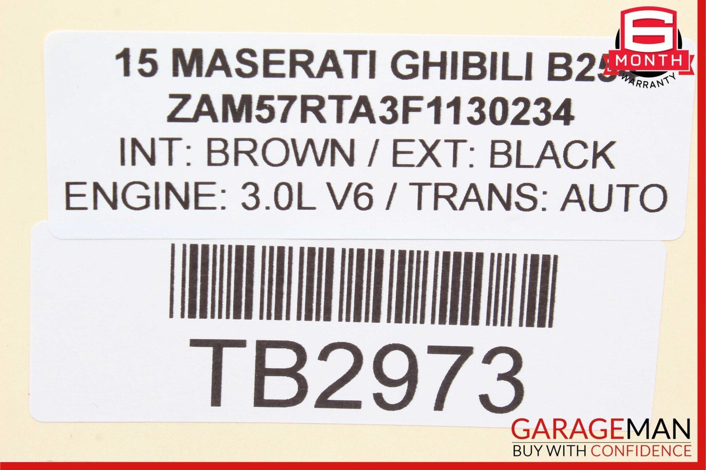 14-21 Maserati Ghibli Rear Left Driver Side Exterior Door Handle Assembly OEM