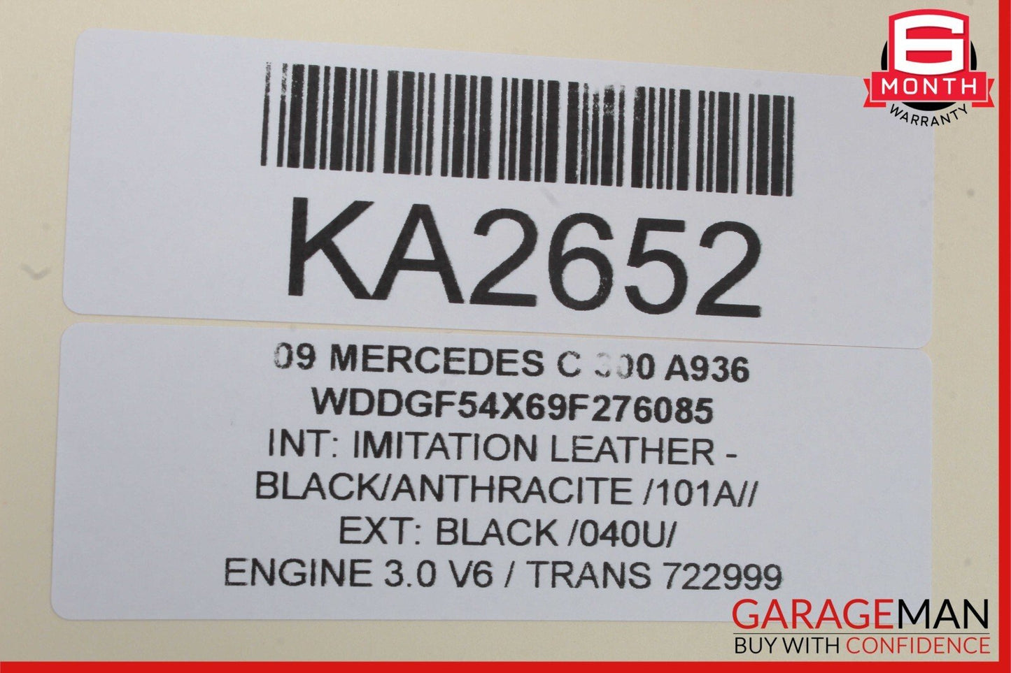 08-14 Mercedes W204 C350 C300 Front Left Door Window Regulator Motor OEM