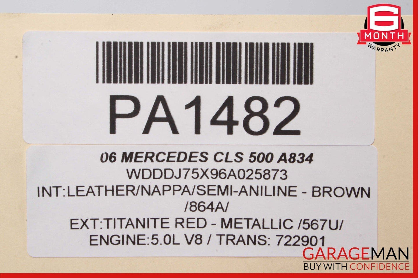 03-09 Mercedes W219 CLS500 E350 AC A/C Air Conditioning Condenser 2115001154