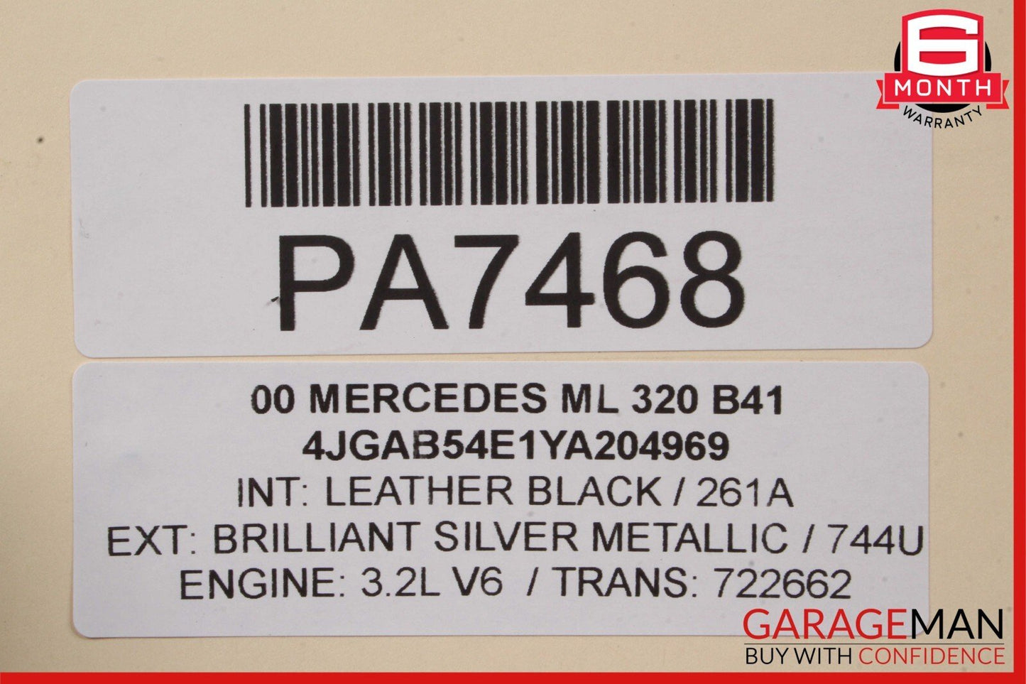 98-05 Mercedes W163 ML500 ML320 ML430 AC A/C Air Conditioning Condenser