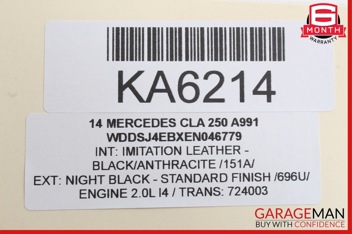 14-18 Mercedes W117 CLA250 Parking Brake Electronic Computer Control Module Unit