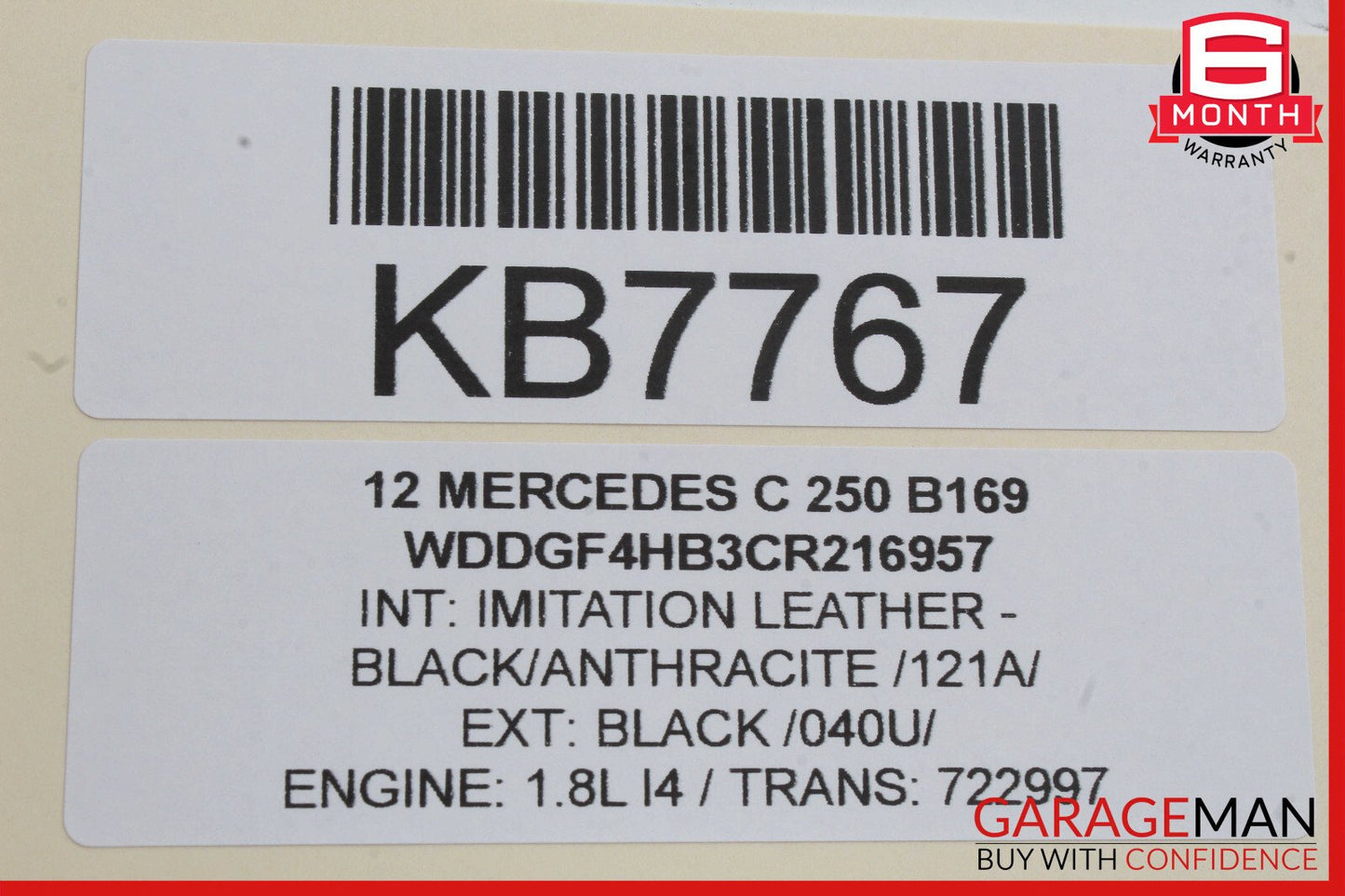 08-16 Mercedes W204 C250 C350 Front Left Door Window Regulator Motor OEM
