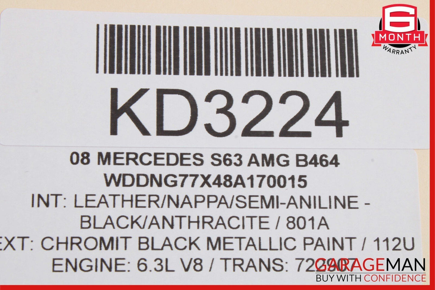 07-13 Mercedes W221 S550 S450 S63 Rear Right Keyless Go Door Lock Latch Actuator