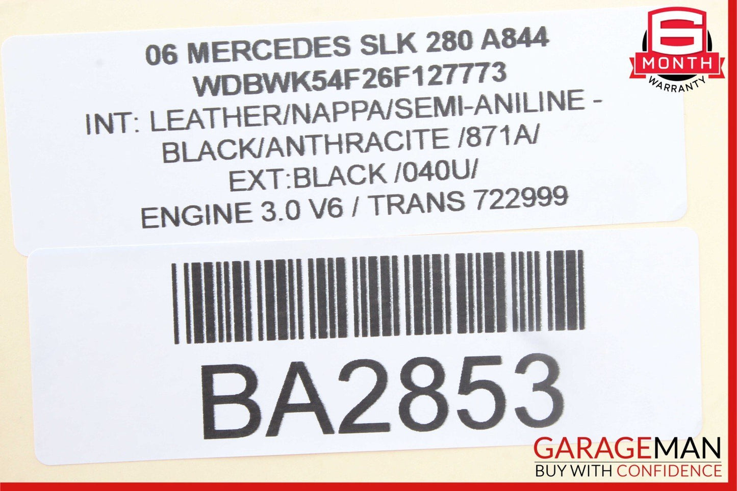 05-08 Mercedes R171 SLK280 SLK350 Front Left Side Seatbelt Seat Belt Retractor