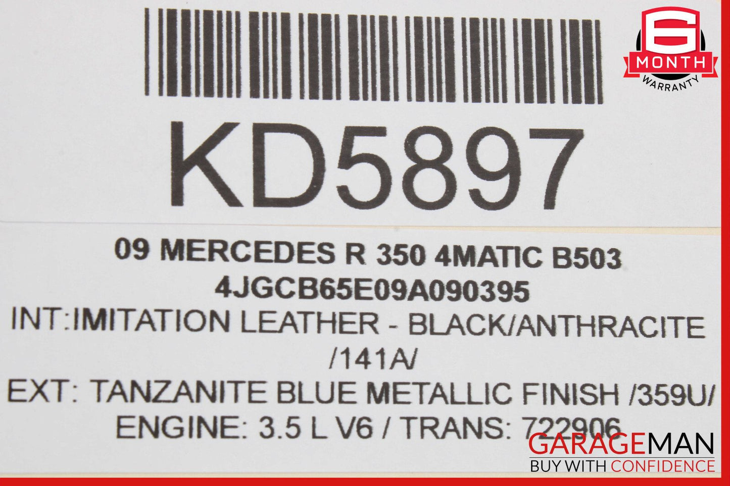 09-13 Mercedes W251 R350 R320 Trunk Lid Hydraulic Pump Motor w/ Cylinder OEM