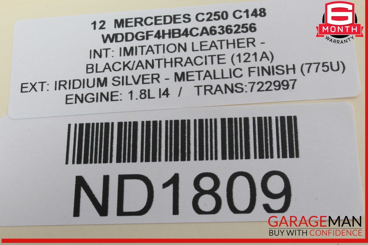 12 Mercedes-Benz W204 C250 Owner's Owner Manual Book Assembly OEM