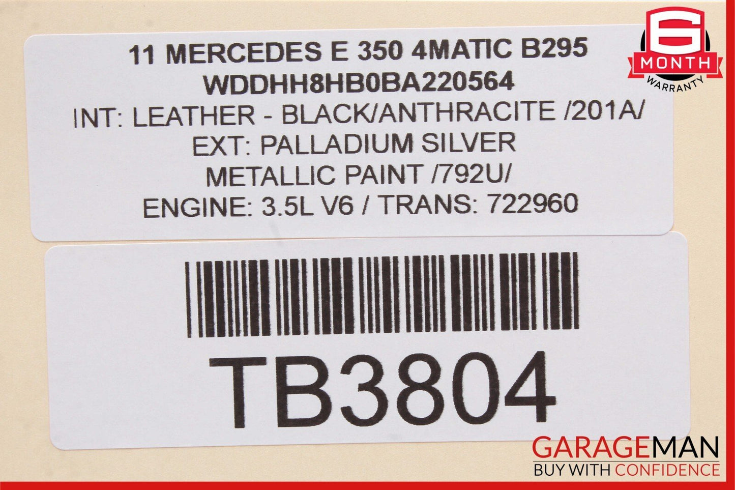 10-17 Mercedes W212 E550 E350 Rear Right / Left Suspension Upper Control Arm