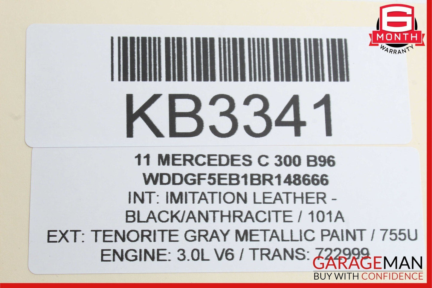 08-17 Mercedes W204 C300 C250 C350 Trunk Lid Latch Lock Actuator w/ Key OEM