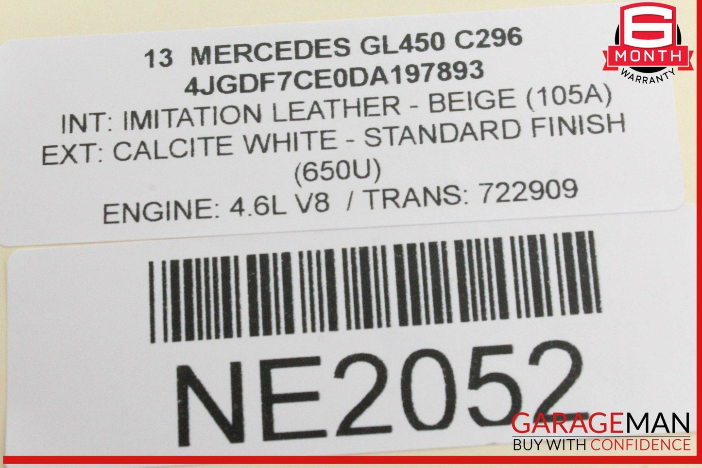 11-20 Mercedes X166 GL450 CLS550 S550 High Pressure Fuel Pump Line OEM
