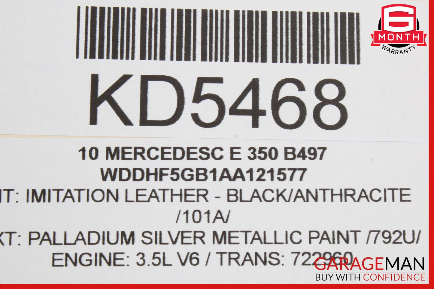 08-17 Mercedes W212 E350 C300 Trunk Lid Latch Lock Actuator OEM
