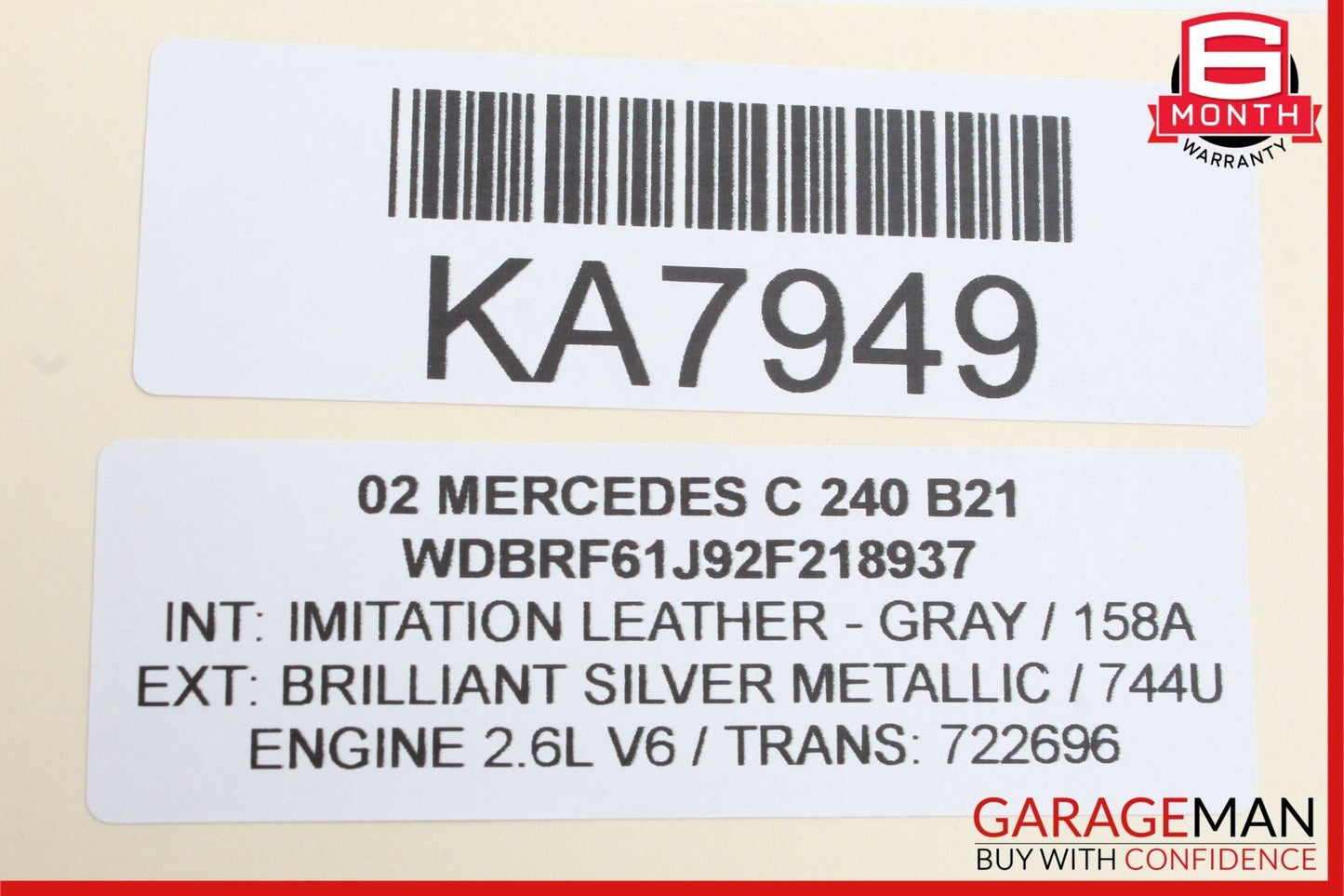 01-07 Mercedes W203 C240 C230 C280 Front Left Side Door Control Module Unit OEM