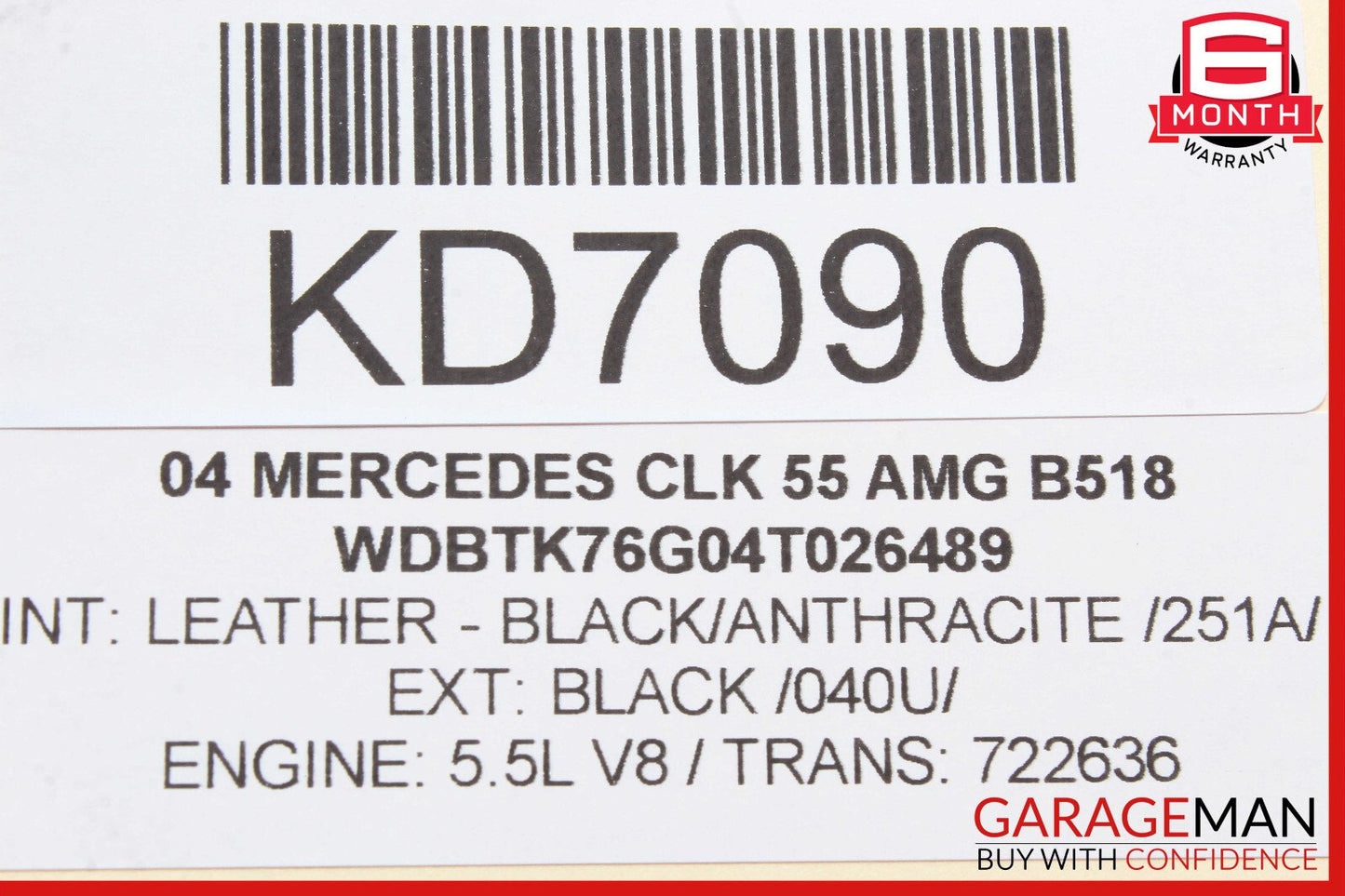 03-09 Mercedes W209 CLK55 CLK500 Parktronic Park Assist Control Module OEM