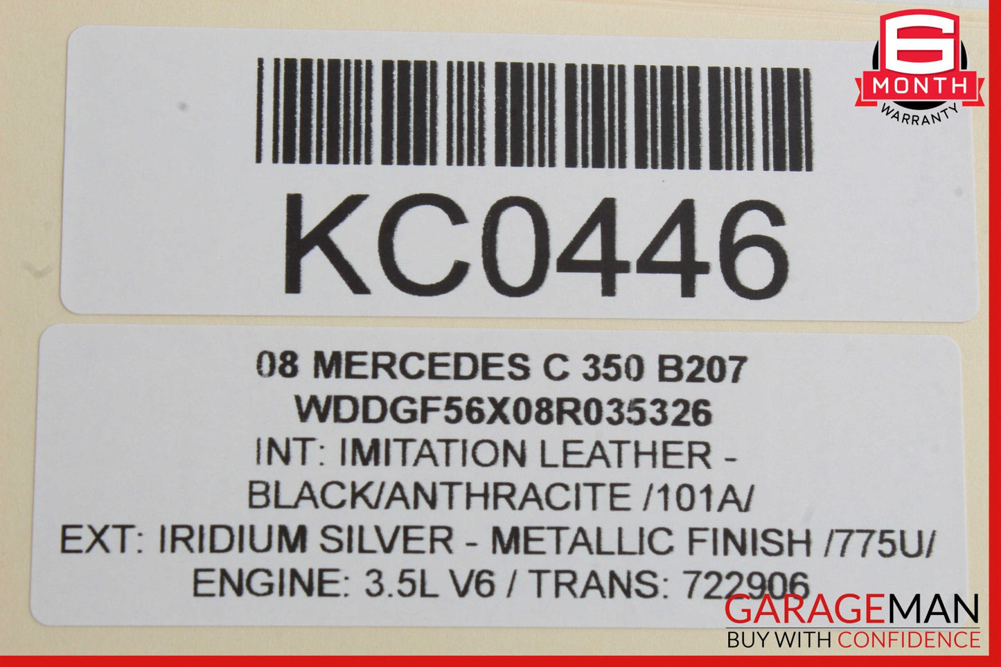 08-14 Mercedes W204 C350 C250 Front Right Door Lock Latch Actuator OEM
