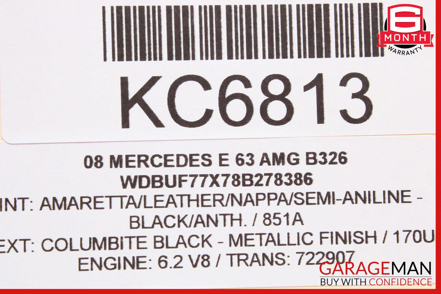 08-14 Mercedes W204 C63 AMG Fuel Pump Motor Control Module OEM