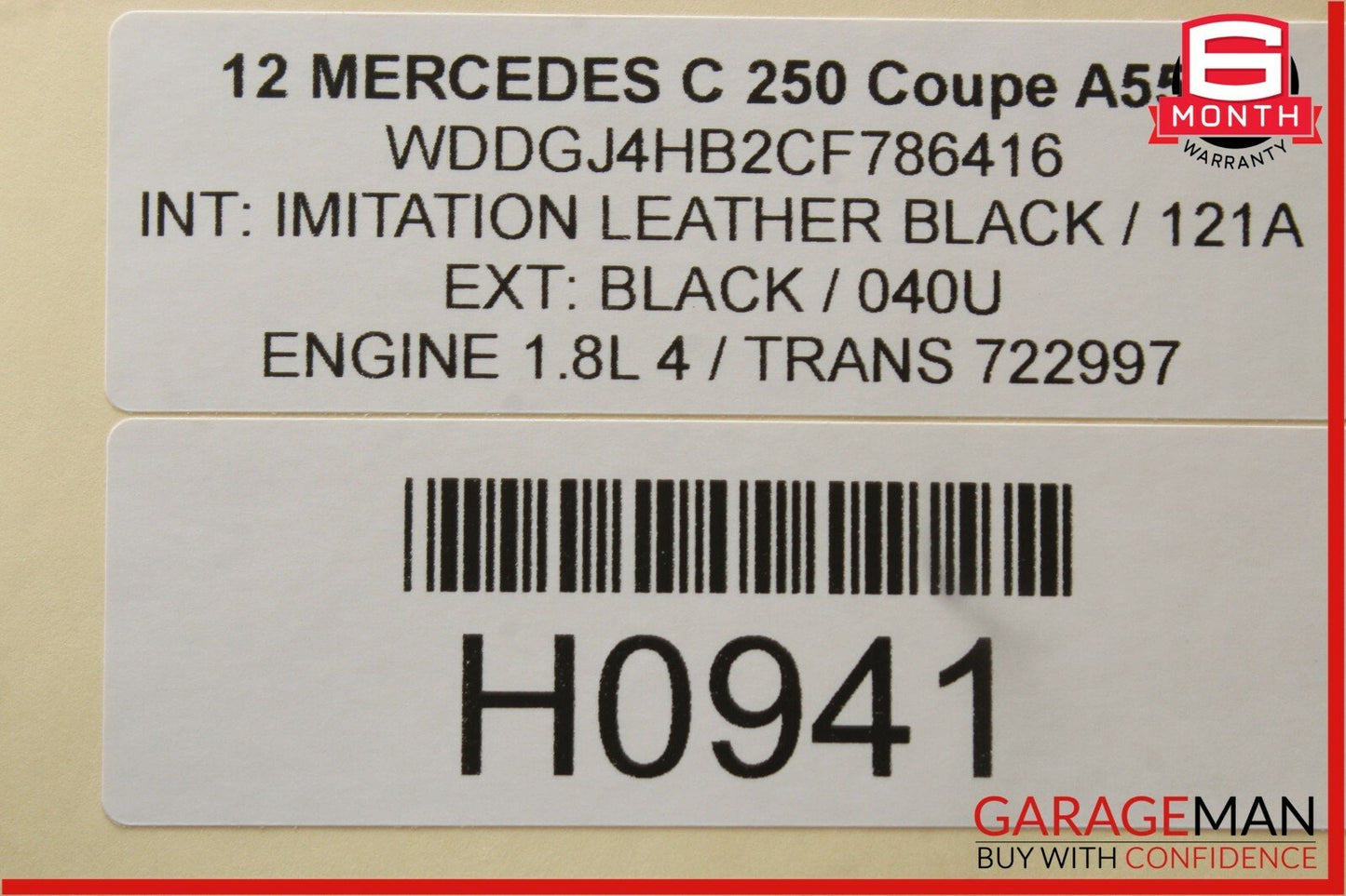 12-15 Mercedes W204 C250 C350 Front Left Driver Side Door Control Module OEM