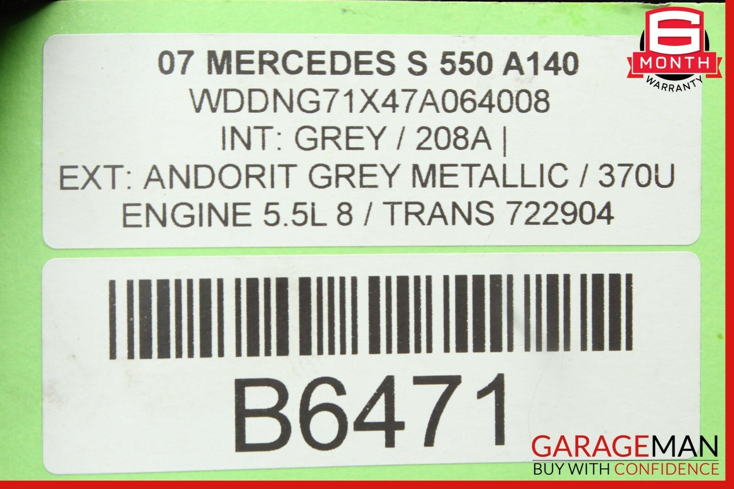 07-13 Mercedes W221 S450 S550 Dashboard Center Dash A/C Air Vent Trim Clock OEM