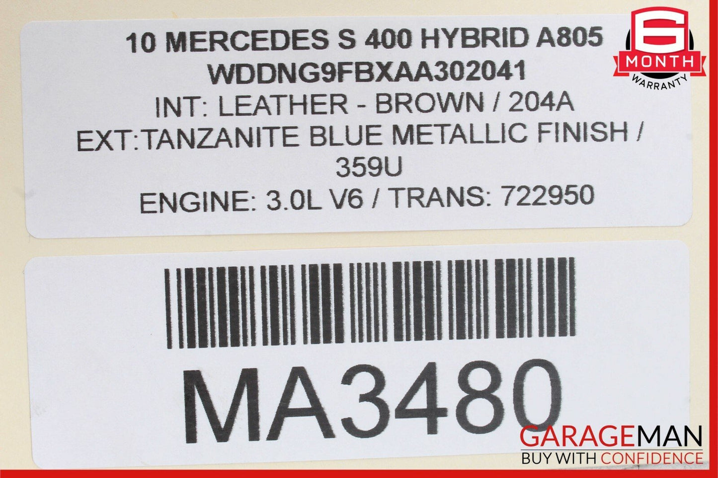 10-14 Mercedes W221 S400 Front Headlight Voltage Regulator Ballast Module Unit