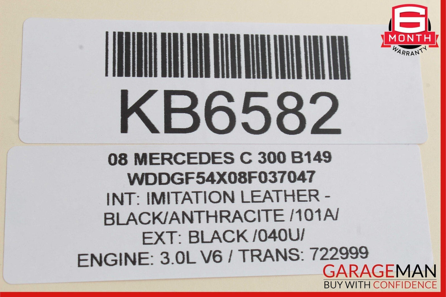 08-11 Mercedes W204 C300 C350 Tail Light Lamp Left Driver Side 2048200164 OEM