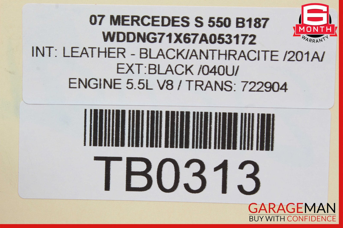 07-09 Mercedes W221 S550 S450 Brake Master Cylinder Power Booster 2214300030 OEM