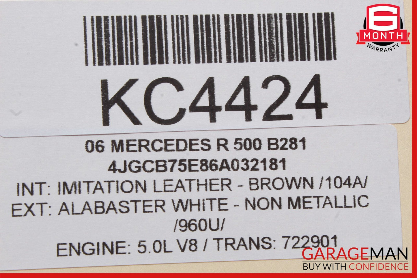 06-13 Mercedes W251 R500 ML350 Window Regulator Motor Front Left Driver Side OEM