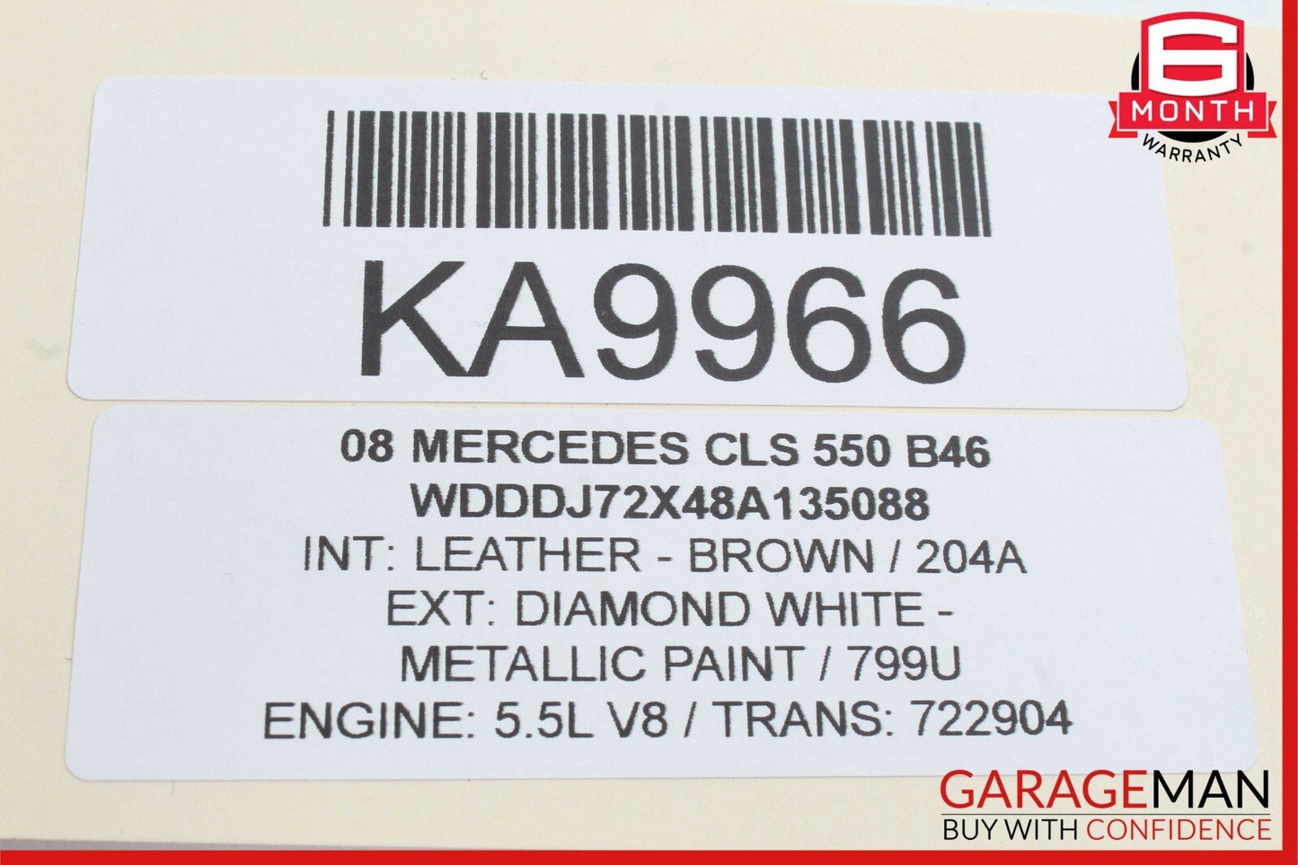06-11 Mercedes W219 CLS550 Front Left Side Keyless Go Door Lock Latch Actuator