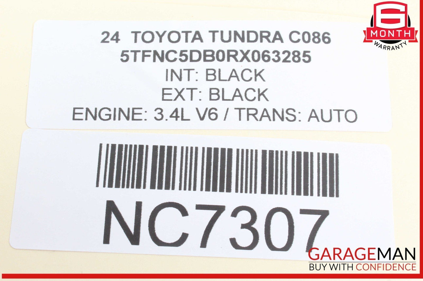 22-24 Toyota Tundra Front Dashboard Instrument Panel Hazard Traction Control OEM