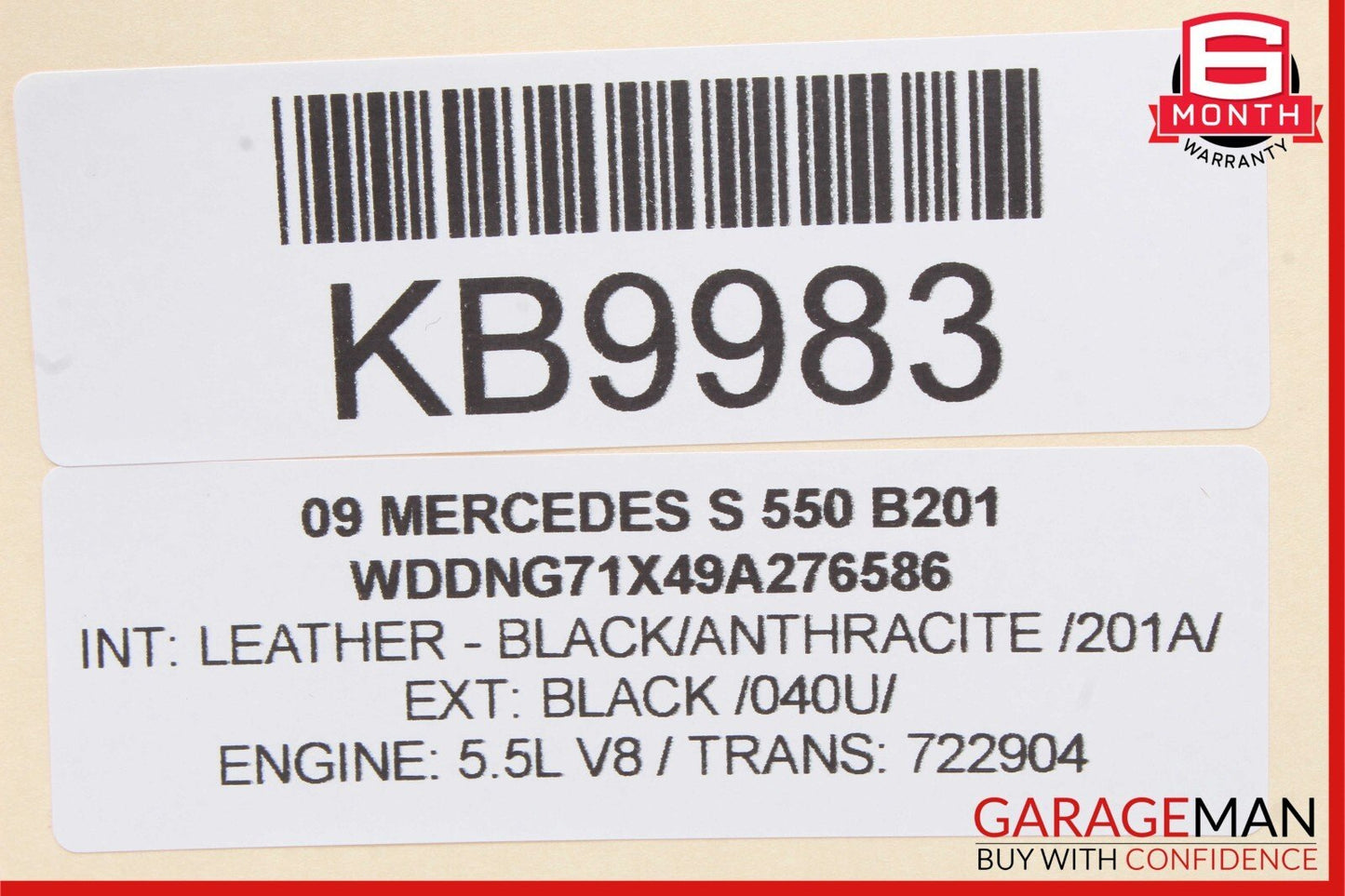 07-13 Mercedes W221 S550 S450 Front Right Passenger Side Tweeter Speaker Cover