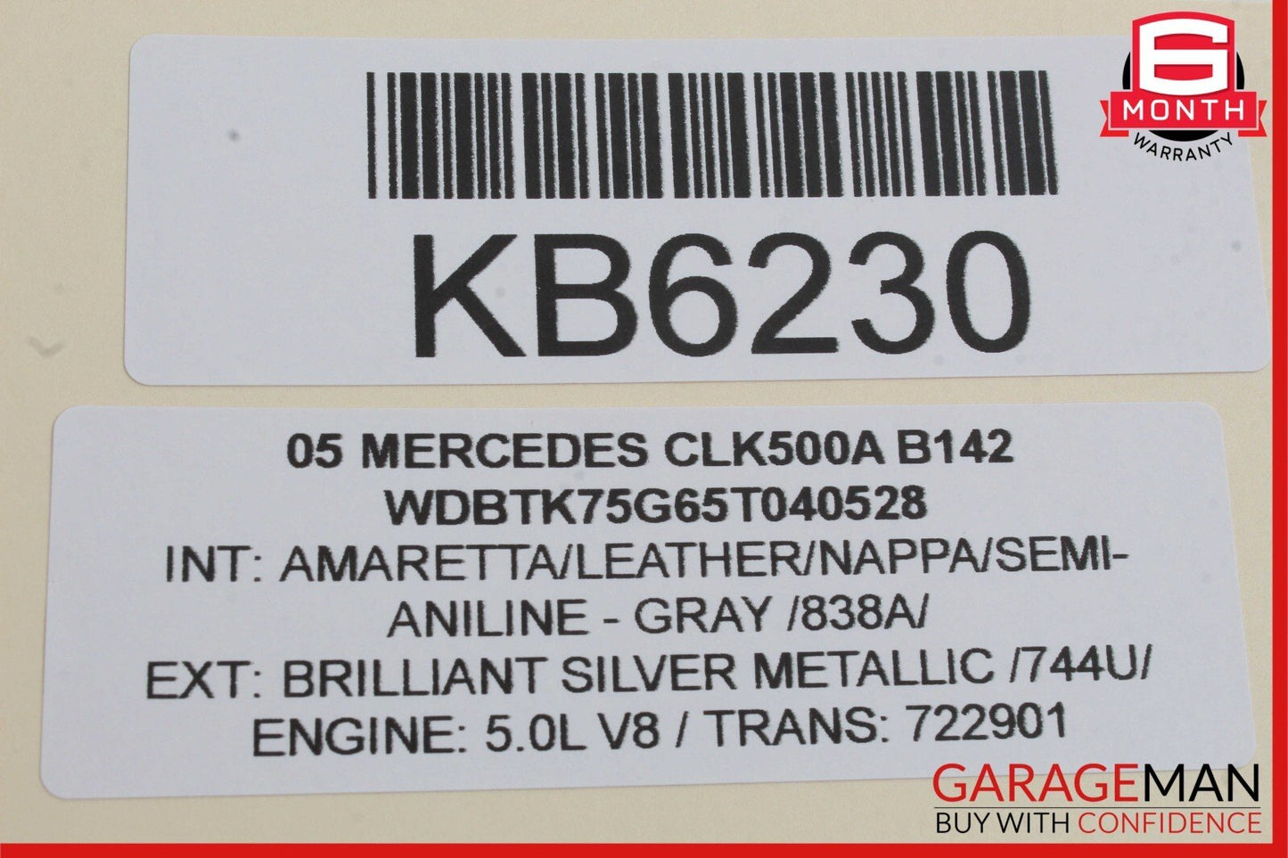 03-12 Mercedes W209 CLK500 Front Right Side Door Window Regulator Motor OEM