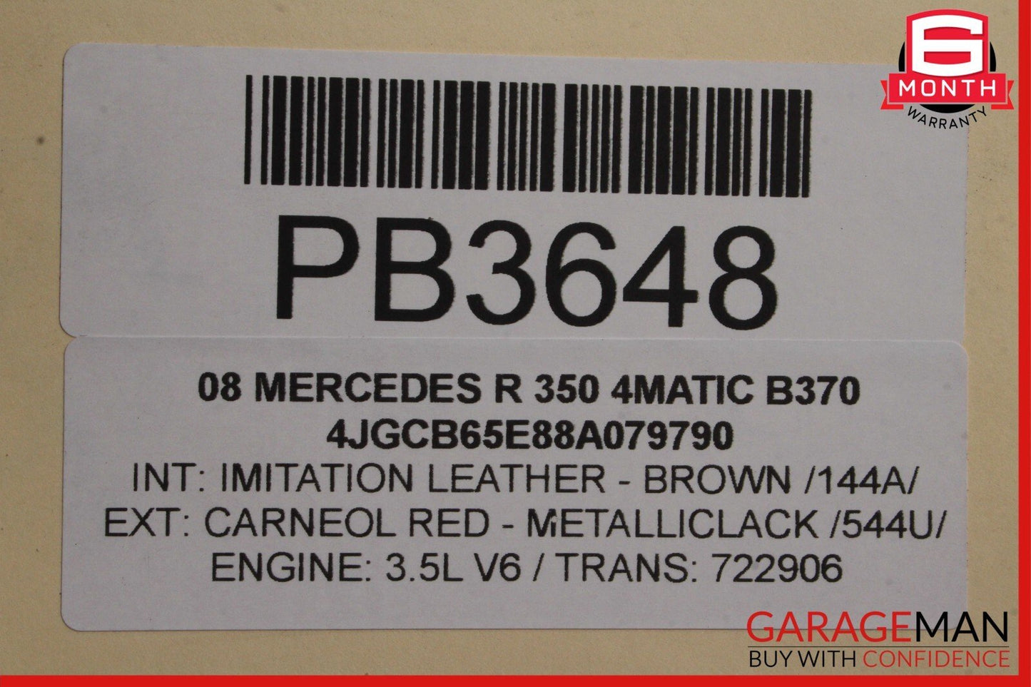 06-10 Mercedes W251 R350 R550 Front Hood Bonnet Panel Assembly Carneol Red OEM