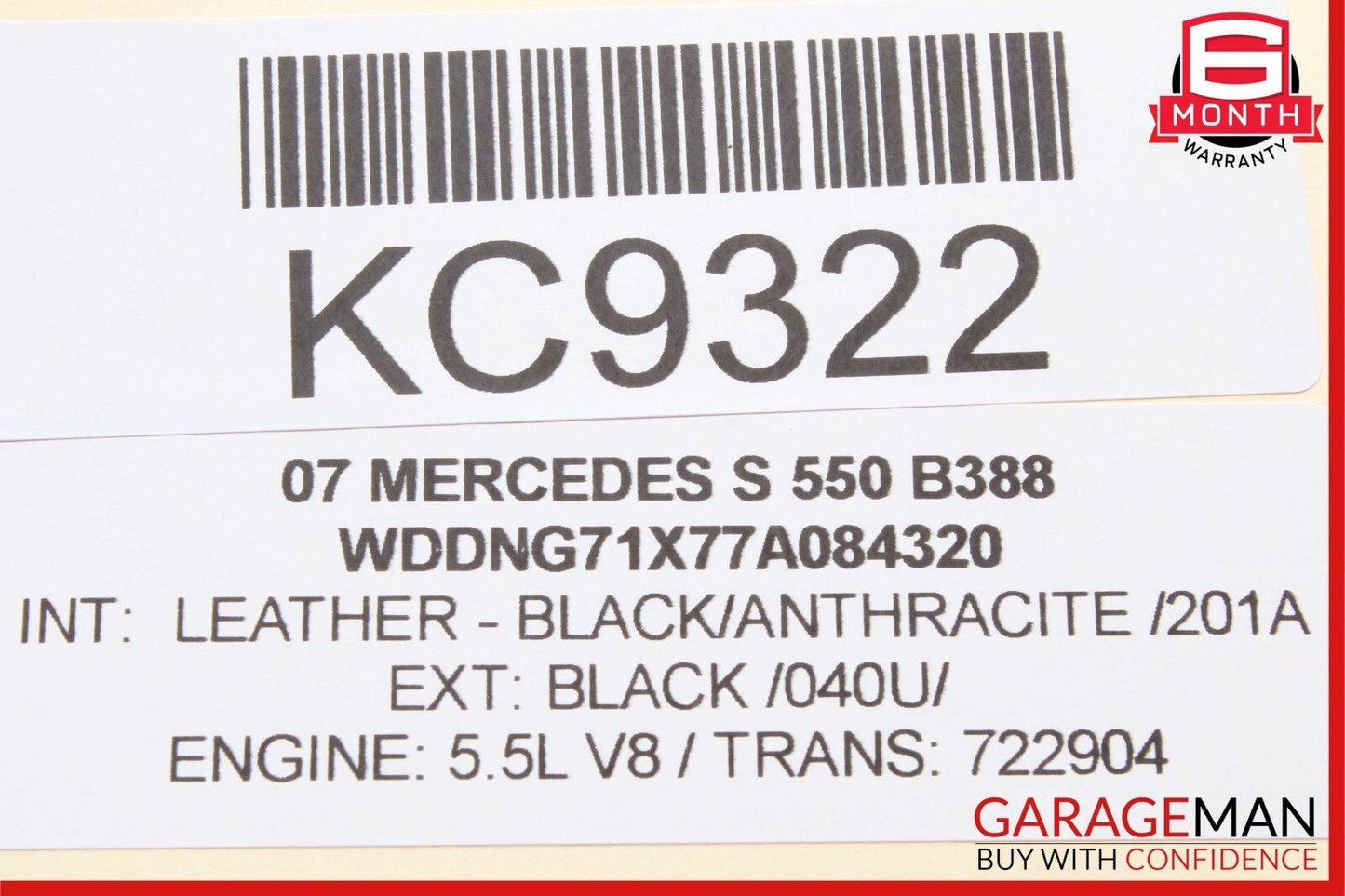 07-10 Mercedes W221 S550 CL550 Keyless Go Control Module 2218708086 OEM