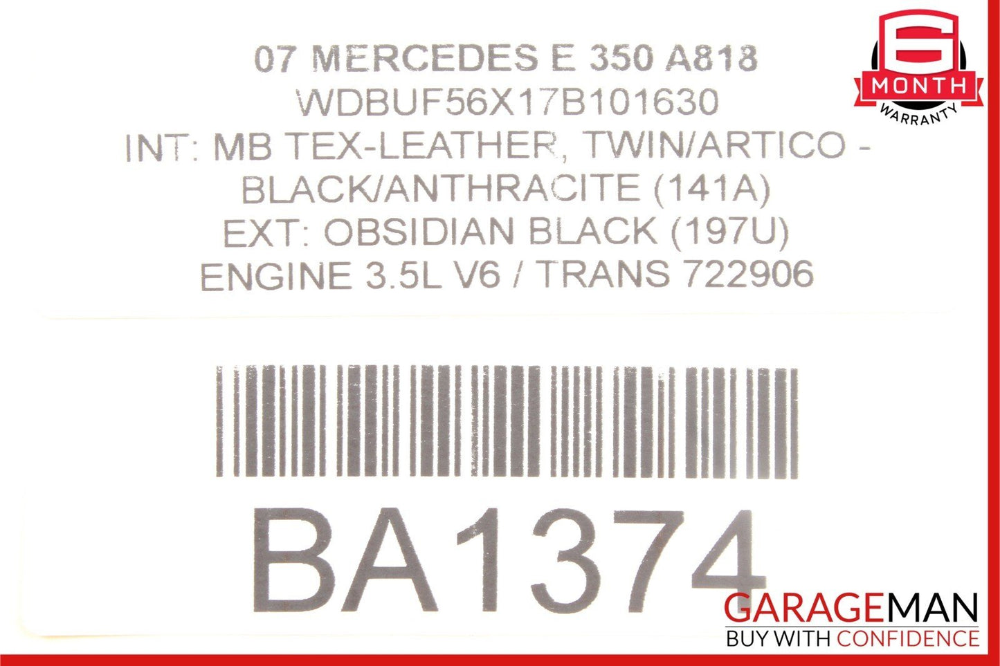 03-09 Mercedes W211 E350 E550 Front Right Passenger Door Controller Module OEM