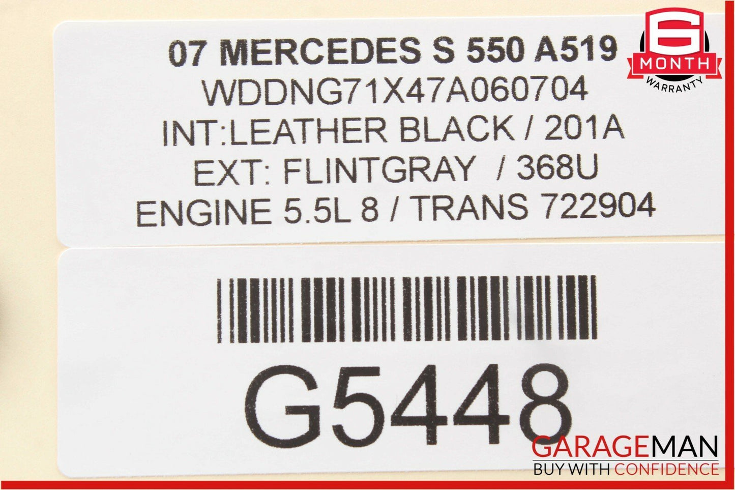 07-09 Mercedes W221 S550 S600 Front Right Under Seat Controller Module Unit