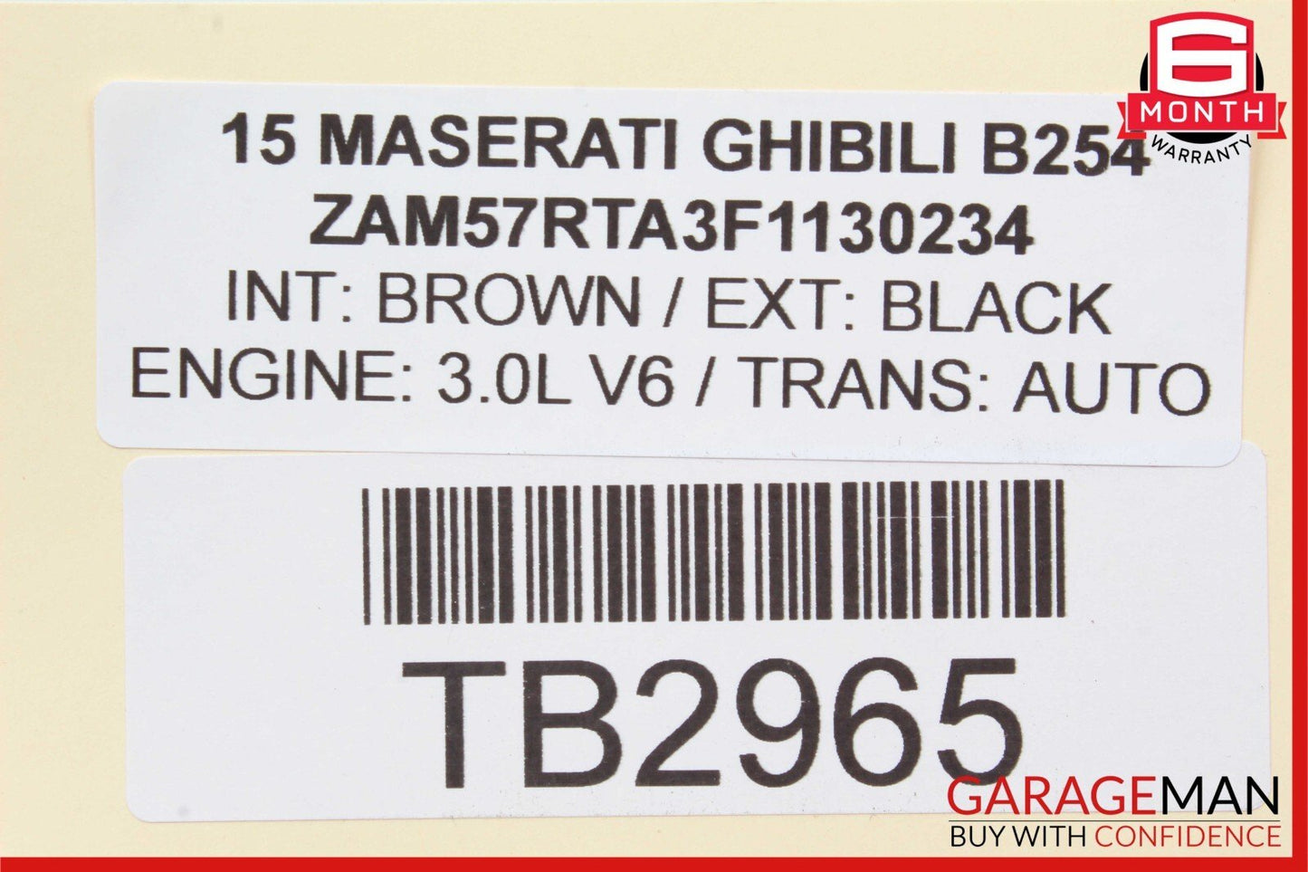 14-17 Maserati Ghibli Dashboard Dash Information Display Media Monitor OEM