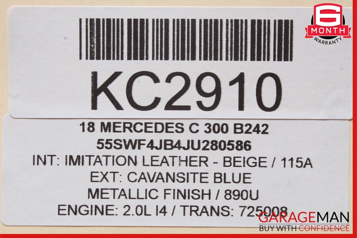 15-18 Mercedes W205 C300 Speedometer Odometer Instrument Cluster Gauge OEM