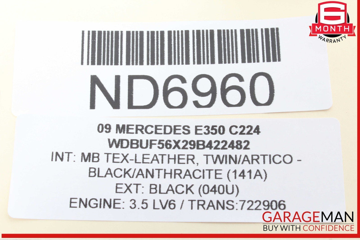 03-09 Mercedes W211 E350 E320 Front Left Side Door Control Module Unit OEM